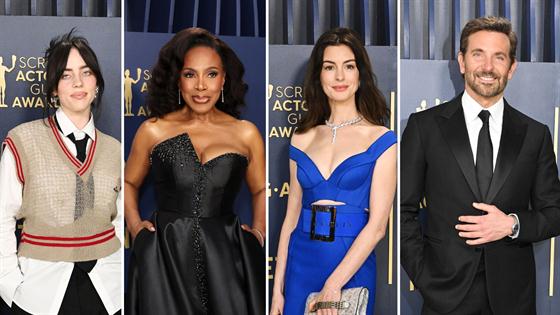 2024 SAG Awards: Billie Eilish, Anne Hathaway & More Best Red Carpet Moments!