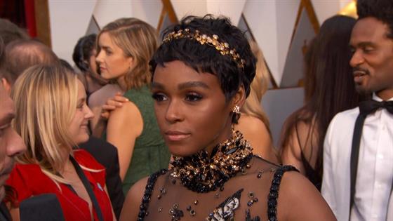 Janelle Monae Stuns In Oscars Hooded Dress With A Twist