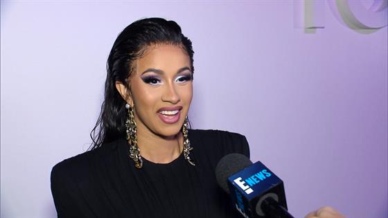 Cardi B Shows Off Post-Baby Bod In Body-Hugging Tom Ford Dress