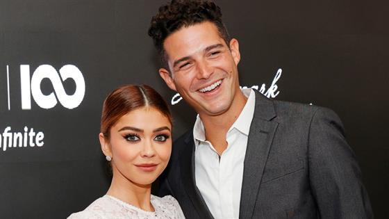 Sarah Hyland Shares Clip of Jesse Tyler Ferguson Officiating Wedding