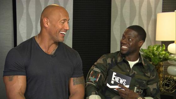 Dwayne The Rock Johnson And Kevin Hart