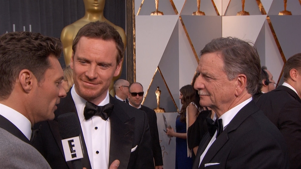 Michael Fassbender Brings Dad To Oscars 2016 E News Uk 