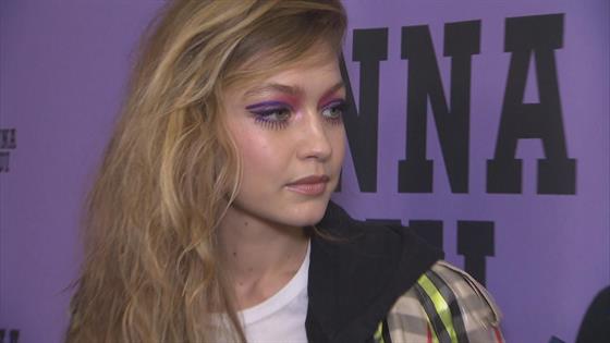 Gigi Hadid Talks Opening Anna Sui Show at NYFW - E! Online
