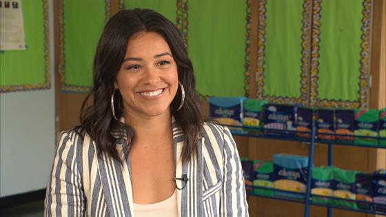 Gina Rodriguez Partners With Always to Fight Period Poverty