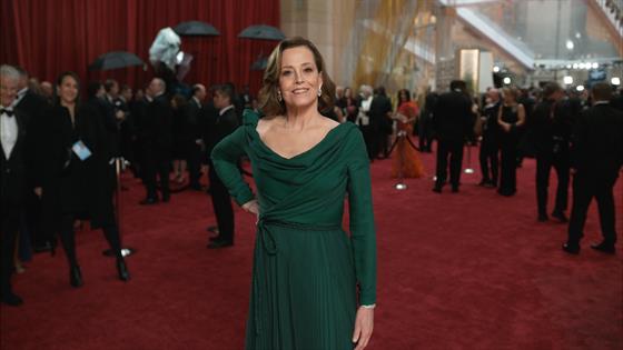 Sigourney Weaver - 2020 Oscars E! Glambot - E! Online - CA