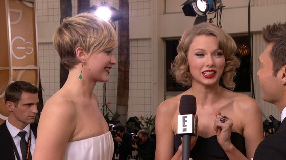 Jennifer Lawrence and Taylor Swift Send Each Other Congratulatory