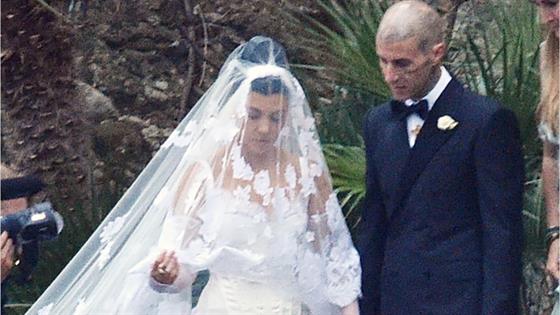 See Kourtney Kardashians Post Wedding Looks 