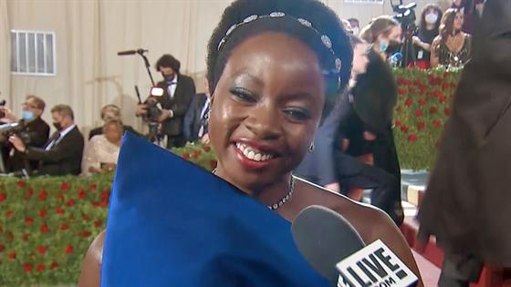 Danai Gurira STUNS With Royal African Accessory at Met Gala 2022 - E