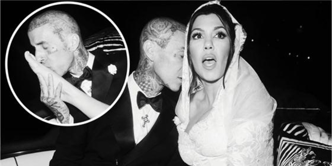 Travis Barker Kisses Kourtney Kardashian's Foot in STEAMY Wedding Pics - E! Online.jpg