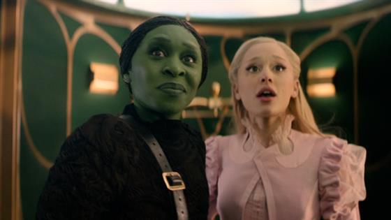 Ariana Grande And Cynthia Erivo Defy Gravity In First Official 'Wicked ...