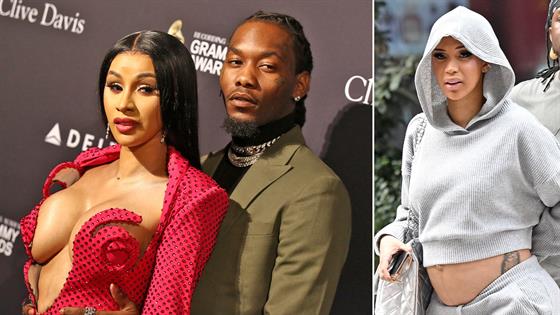 Cardi B Shows Off Baby Bump in New York After Filing for Divorce