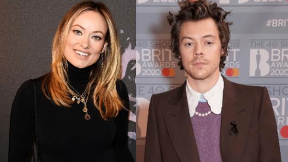 Harry Styles Olivia Wilde Spotted Holding Hands At Wedding E Online