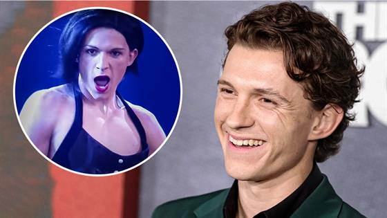 Tom Holland Says He's Proud of His Umbrella Performance