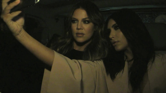 Kim And Khloe Kardashian Strike A Pose