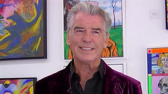 Pierce Brosnan TEASES Mamma Mia 3