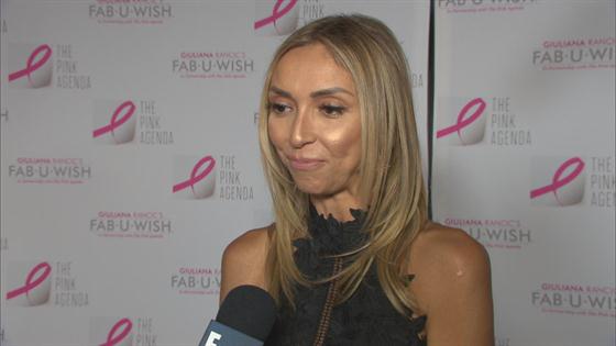 The emotional moment Giuliana Rancic helps a two-time cancer survivor cut  off 45 inches of hair - which she had been growing since chemotherapy nine  years ago