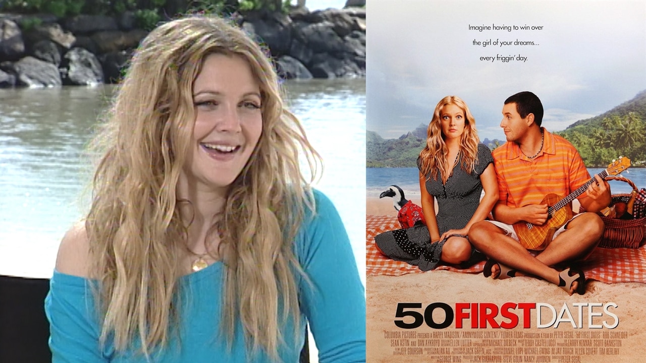 Drew Barrymore And Adam Sandlers 50 First Dates Turns 16 E News Rewind E News