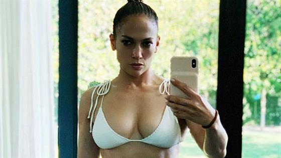 Jennifer Lopez Shares Sexy Bikini Selfie Relaxed And Recharged