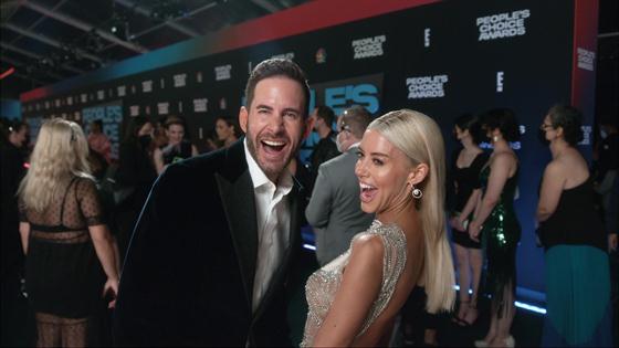 Tarek El Moussa And Heather Rae El Moussa 2021 Peoples Choice Awards E Glambot 1940