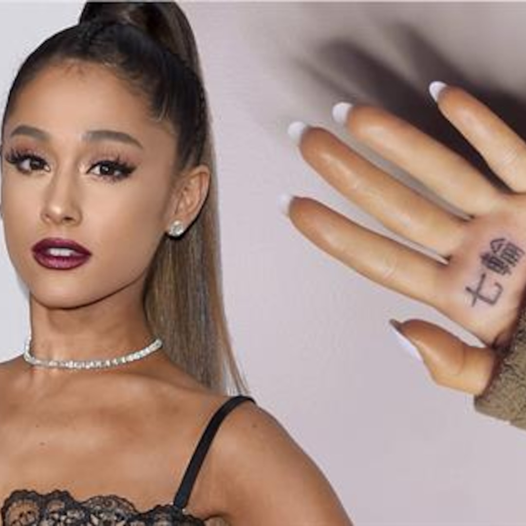 Ariana Grande's Viral Tattoo Fail Stuns the Internet - E! Online