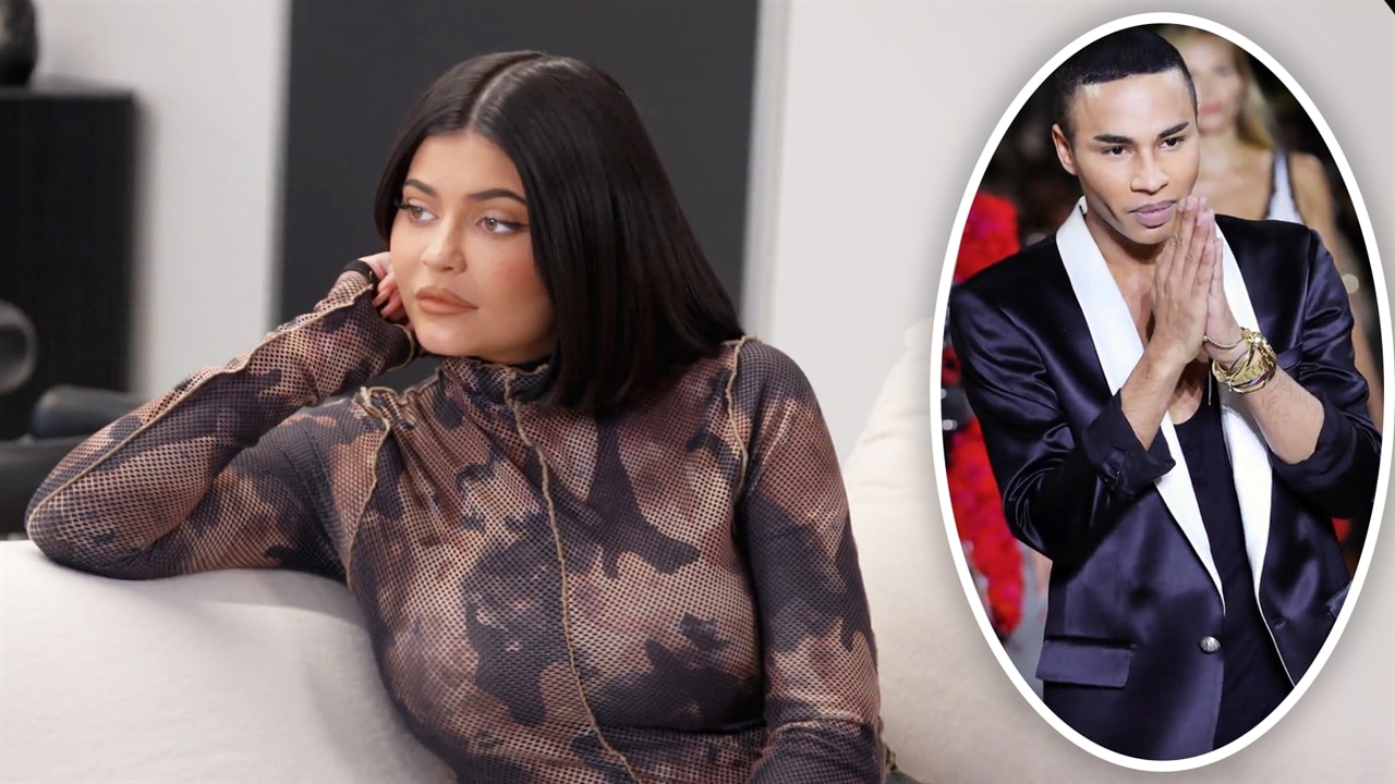 Kylie Jenner gets ready for her Big Balmain Fashion Week Collab