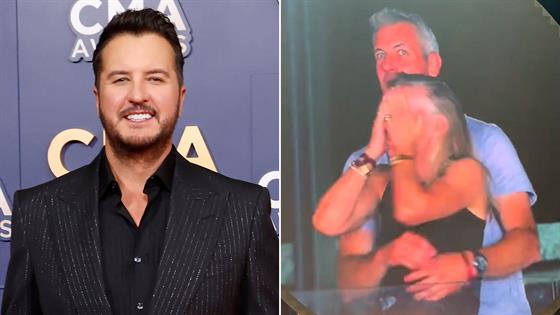 Luke Bryan Makes Cheeky Joke at Concert After Coldplay's Viral Fan Cam Video thumbnail