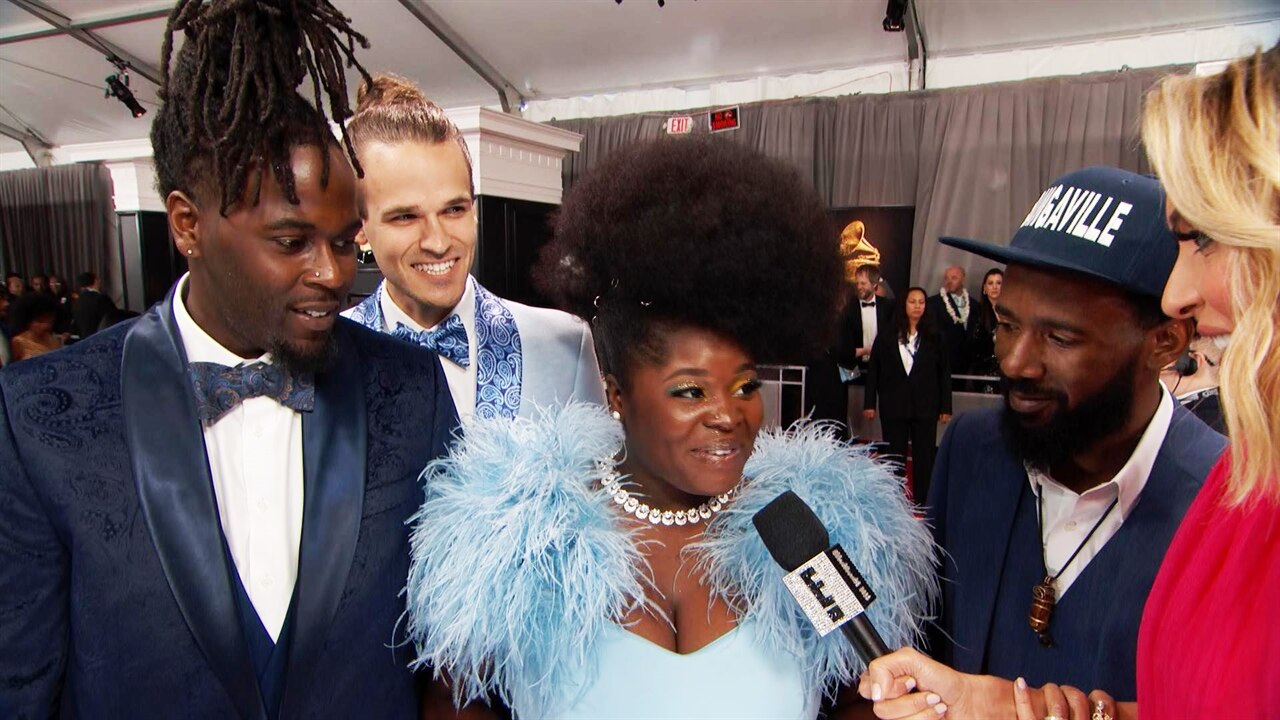 Tank and the Bangas Attend First Grammys! E! News Australia