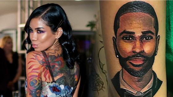 Jhene Aiko gets Big Sean tattoo