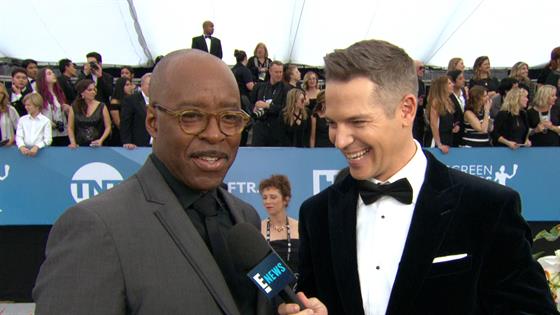 SAG President Courtney B. Vance "Feels Good" at SAG Awards E! Online