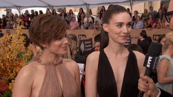 Rooney and Kate Mara Rock Sexy Gowns at 2016 SAG Awards