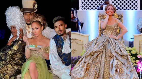 Jennifer Lopez Shares Glimpse Inside Lavish Bridgerton-Themed Party for ...