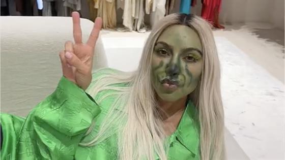 North West Transforms Kim Kardashian Into "Mommy Grinch"