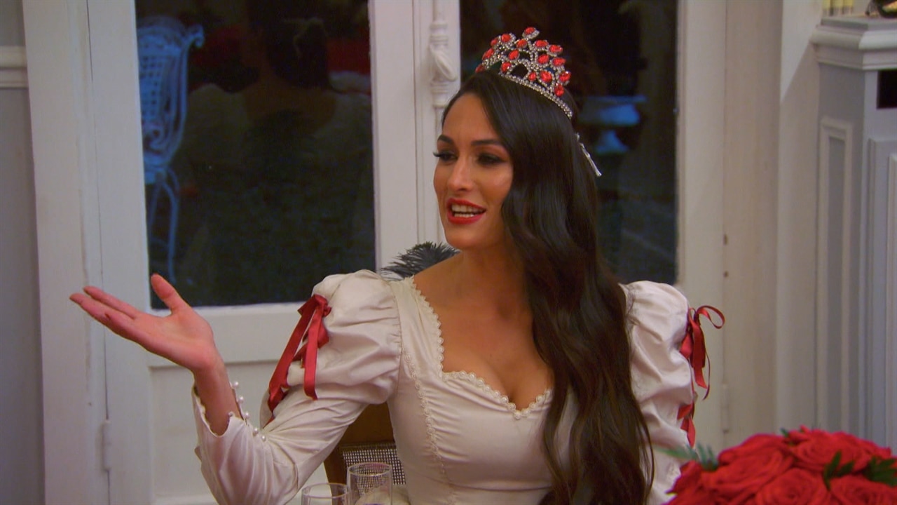 Nikki Bella Gets Swept Off Her Feet By Male Strippers In