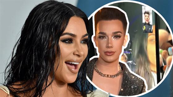 Kim Kardashian Catches on to James Charles' TikTok Prank
