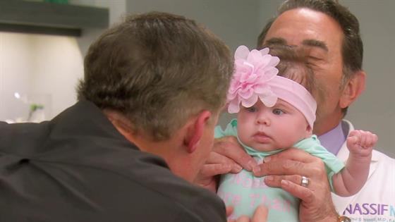 Paul Nassif's Baby Daughter Visits the Office!