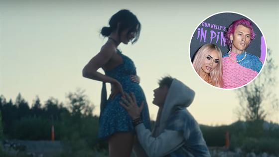 Megan Fox Rocks Baby Bump in New Machine Gun Kelly Music Video