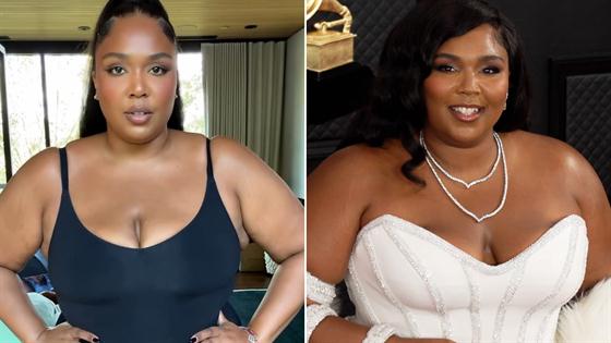 Lizzo Strips Down to Bodysuit in New Video After Unveiling Transformation #Lizzo