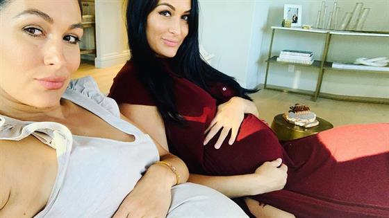 Nikki Bella Celebrates 37 Weeks of Pregnancy With New Baby Bump Photos - E!  Online