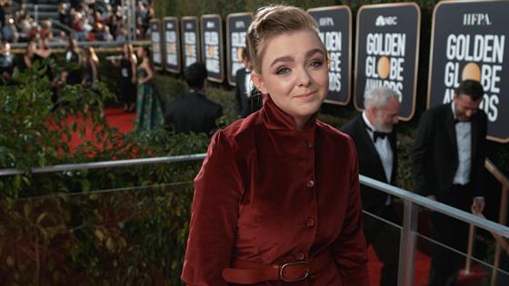 Elsie Fisher - 2019 Golden Globe Awards Glambot - E! Online - CA