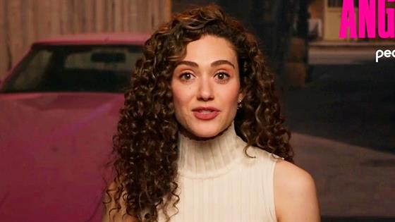 How Emmy Rossum TRANSFORMS Into Angelyne