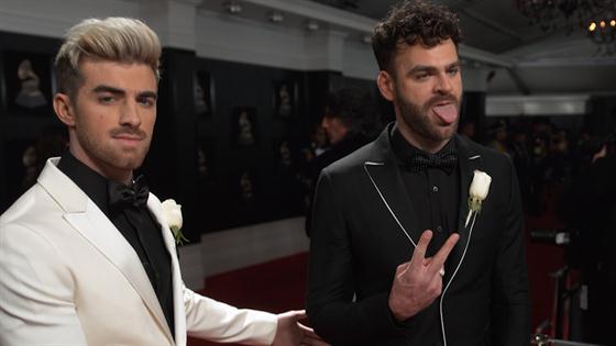 The Chainsmokers 2018 Grammys E! Glambot