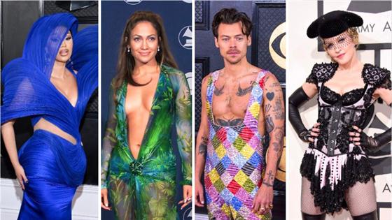 Most DARING Grammys Fashion: JLo, Harry Styles, Madonna, Cardi B & More #CardiB