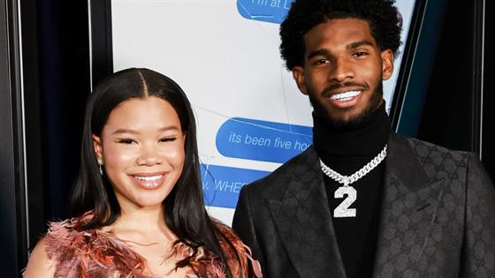 Storm Reid Goes Red Carpet Official With Deion Sanders' Son Shedeur