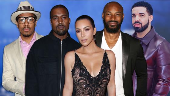 Kanye West Calls Out Drake, Nick Cannon, and Tyson Beckford in Defense of  Kim Kardashian
