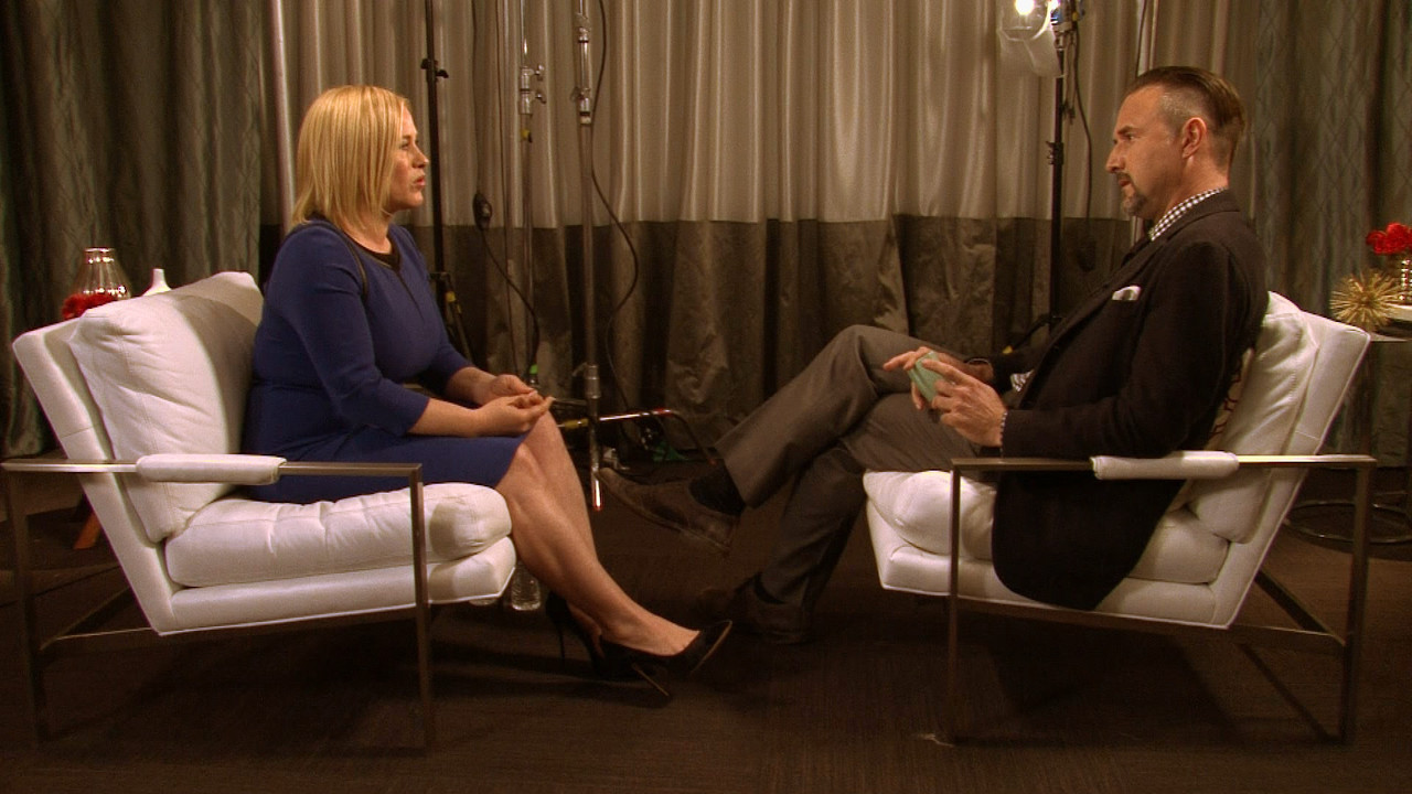 Patricia Arquette Interviewed By Emotional David Arquette Watch E Online