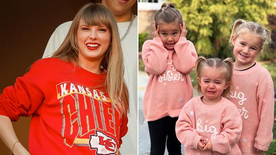 Taylor Swift Shares Sweet Moment With Jason Kelce, Kylie Kelce’s Daughters at Chiefs Game