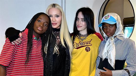 Madonna's Twins Meet Billie Eilish: See How Much They've Grown!