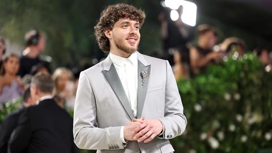 2024 Met Gala Jack Harlow Looks Dapper In a Perfectly Tailored Gray Suit