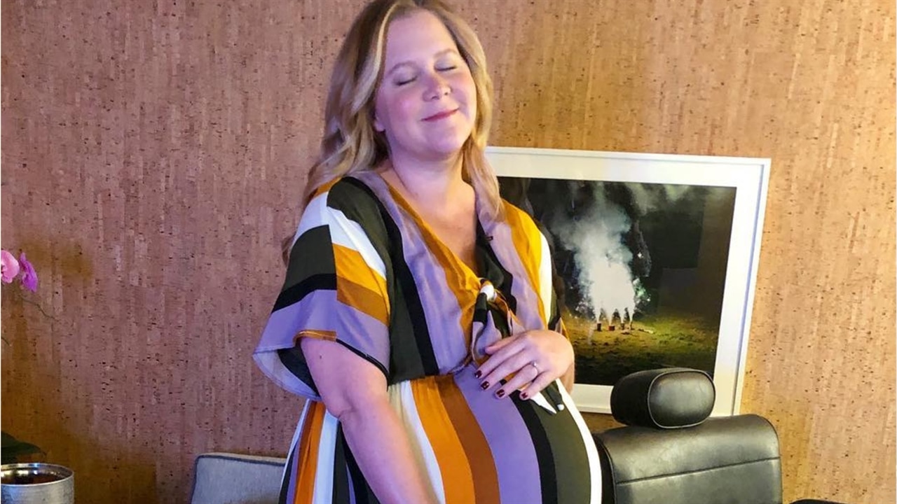Amy Schumer Reveals Sex Of Her First Child  E News-7602