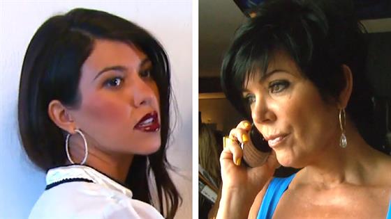 Kris Jenner Forgets About Kourtney's First Photo Shoot - E! Online